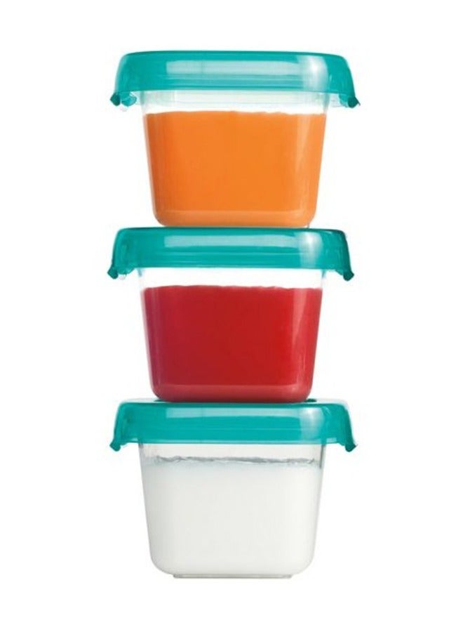 OXO TOT 3 Piece Baby Blocks Freezer Storage Containers - 2 Oz - Image 2