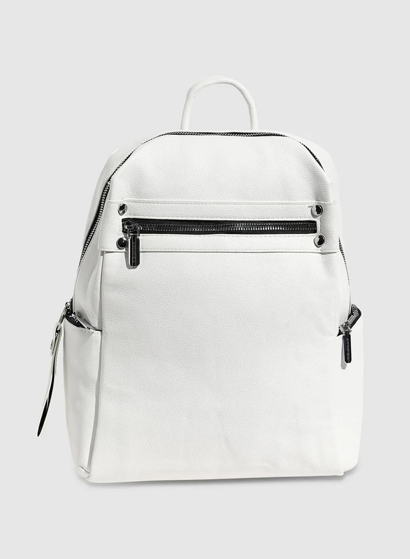Haute Sauce Utility Curve Backpack - White