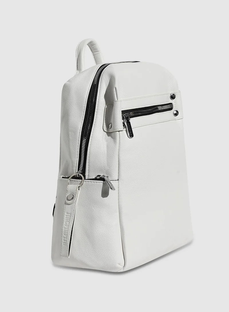Haute Sauce Utility Curve Backpack - White