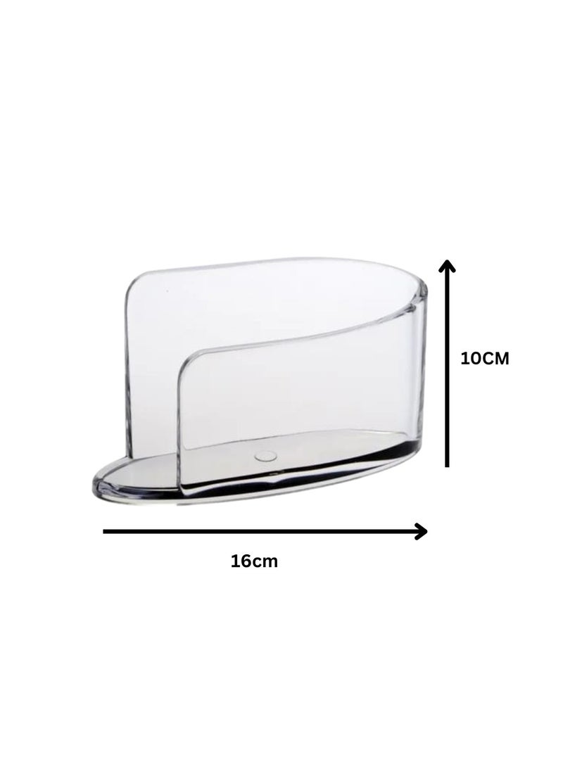 Generic - Liying Acrylic Countertop Tissue Holder, Paper Towel Dispenser Holder Storage for Kitchen, Parties, Events, Hotel and Restaurant, Clear - Image 1