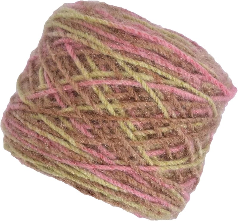 Muticolor Yarn 3.7oz/105g – 100% Acrylic Bulky Yarn for Knitting & Crochet, Suitable for Making Scarves, Sweaters and Hats, Jade-Glow, 1Skein - Image 1