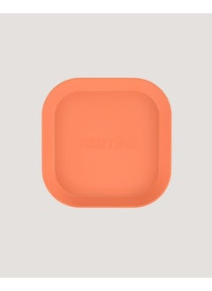Let's Be Child 2-Piece Square Plate Sage Green-Peach  - Image 5