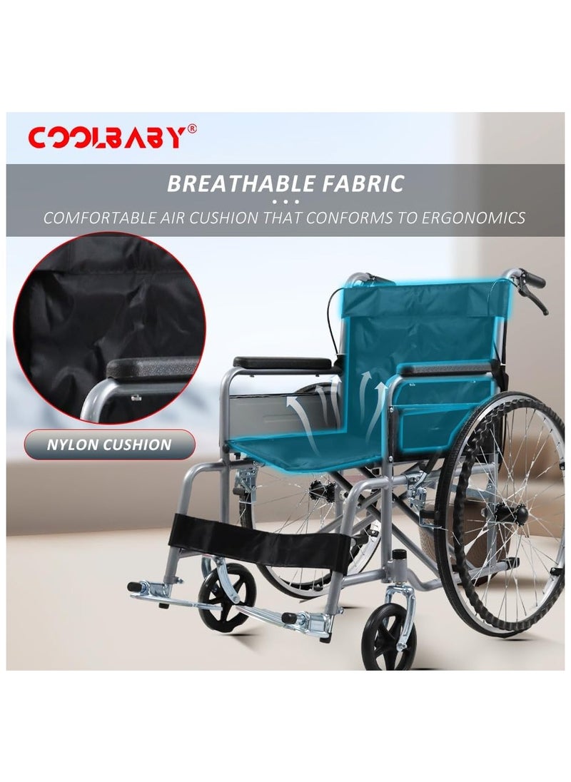 Cool Baby - Adjustable & Foldable Wheelchair for Elderly Self Propelled & Attendant Propelled Wheelchairs - Image 1