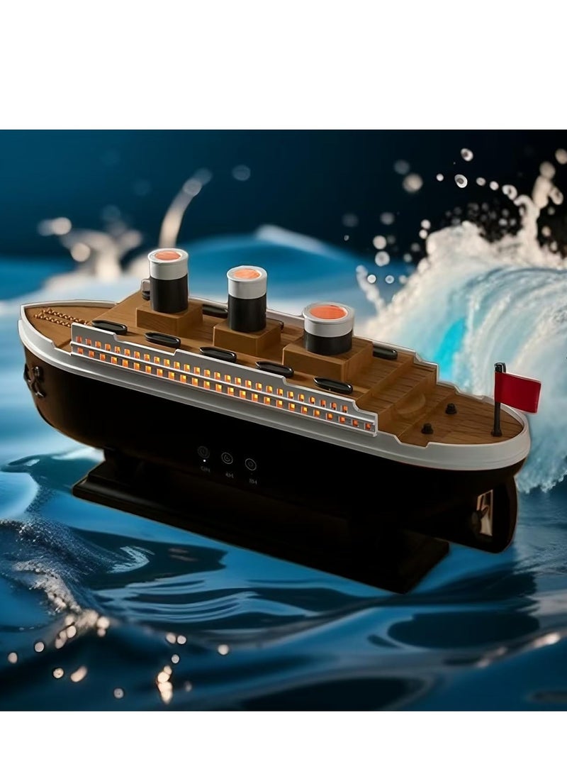 موكسوم موزع رائحة قنديل البحر للزيوت العطرية، موزع على شكل قارب مع ألوان LED، جهاز تحكم عن بعد، محول طاقة مع مرطب صغير 300 مل للعلاج بالروائح - Image 4