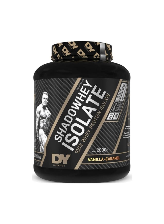 dy nutrtion Dy .Nutrition- Shadwhey Isolate, Whey Protein Isolate- Vanilla and Caramel, 66Serv, 2000G - Image 1