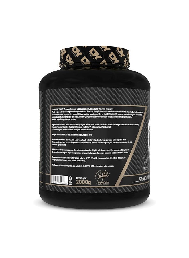 dy nutrtion Dy .Nutrition- Shadwhey Isolate, Whey Protein Isolate- Vanilla and Caramel, 66Serv, 2000G - Image 3