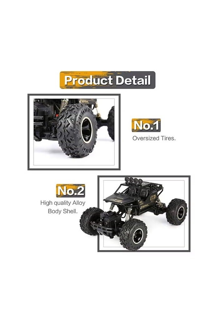 High-Speed Off-Road Bigfoot Climbing Remote Control Toy Car For Ages 8+ Years 27×18×14cm - Image 4