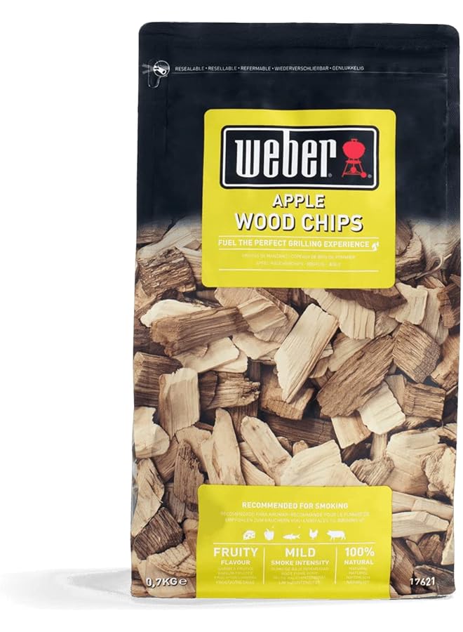 Weber Apple Wood Chips Brown 0.31X0.18X0.1 17621 