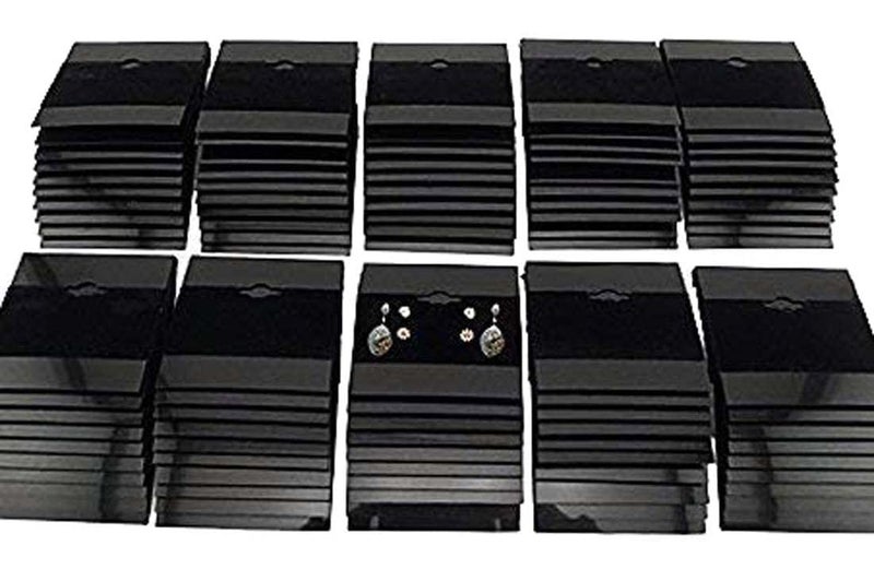 DIY Crafts Design No 3 Pack of 100 Cards Black Velvet Plastic Display Design No 3 Pack of 100 Cards - Image 5