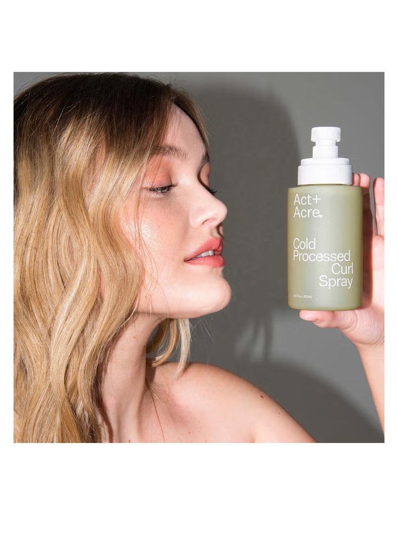 Act+Acre Cold Processed Curl Spray 200ml - Image 2