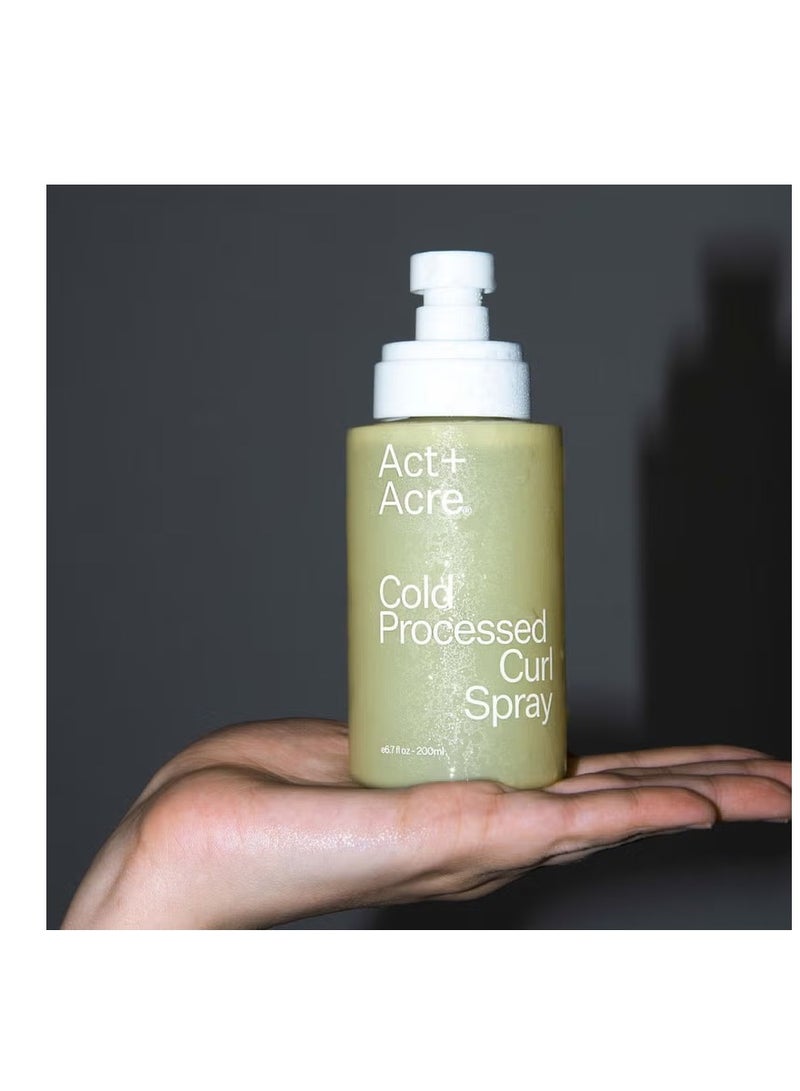 Act+Acre Cold Processed Curl Spray 200ml - Image 4