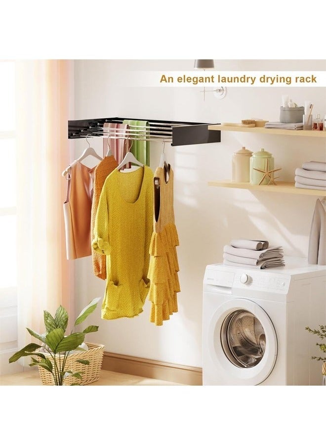 Beauenty Foldable wall-mounted clothes drying rack and rack made of solid aluminum - Image 3