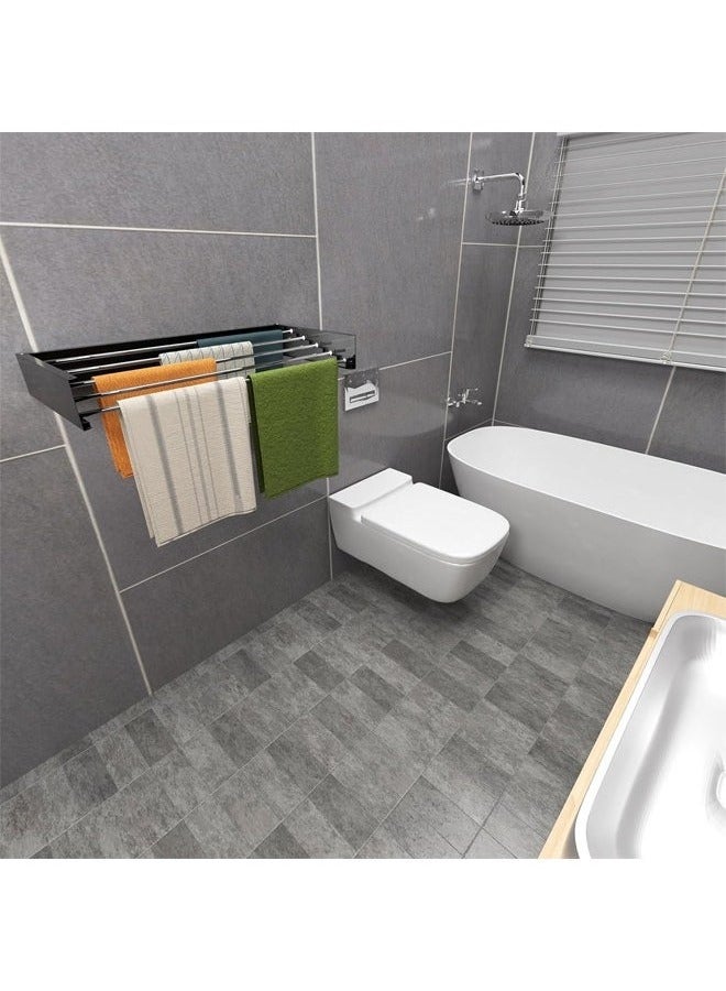 Beauenty Foldable wall-mounted clothes drying rack and rack made of solid aluminum - Image 5