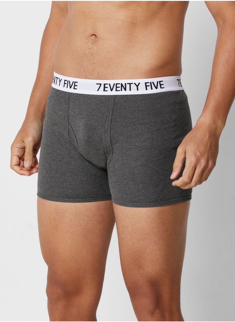 Seventy Five Basics - 5 Pack  Waist Band Trunks with Antibacterial Finis - Image 1