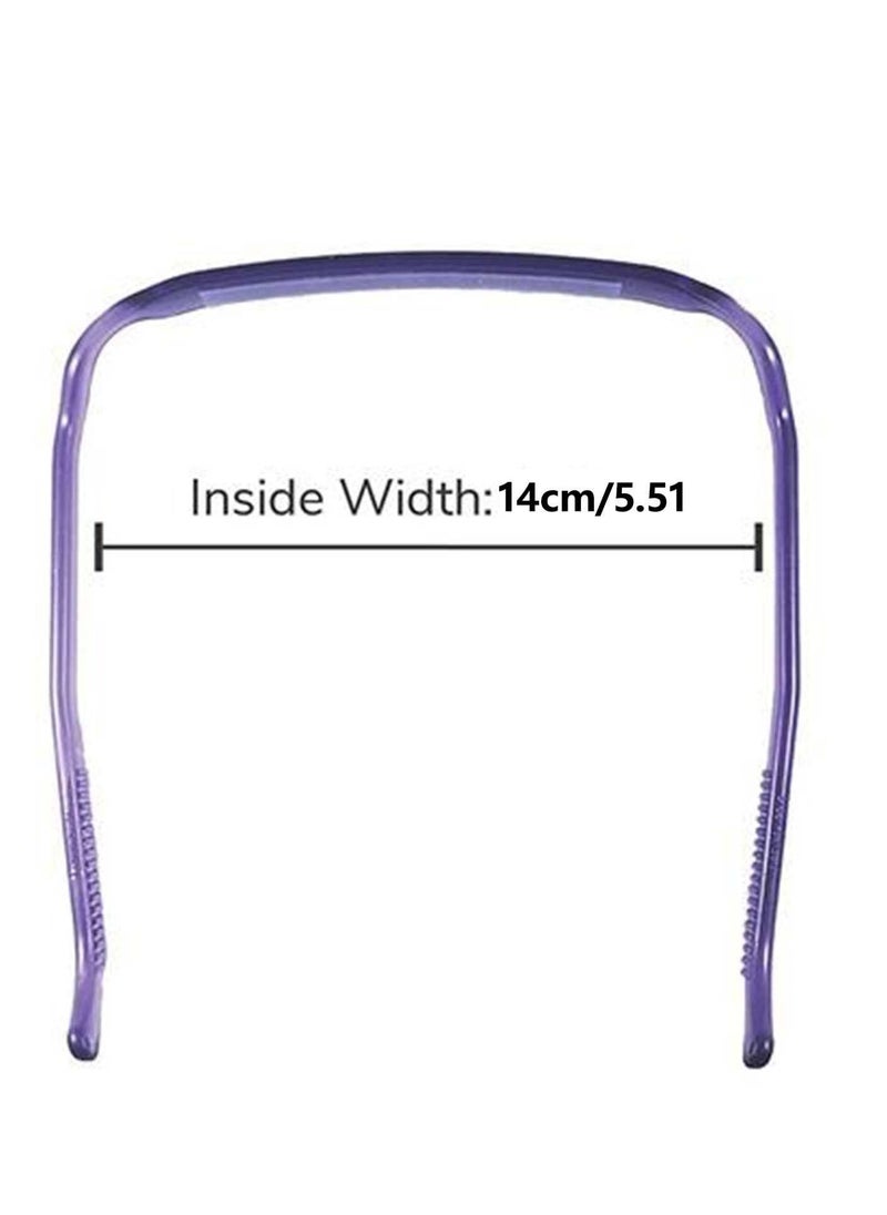 Supwell Curly Thick Hair Medium Headband, Invisible Hair Hoop, Curly Thick Hair Large Headband, Curly Thick Hair Headband Hand, Hairstyle Fixing Tool for Curly Hair, Thick Hair (Black)