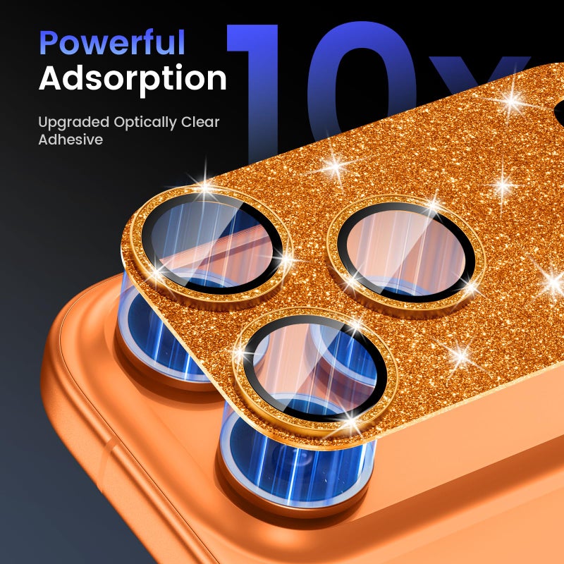 Tensea for iPhone 17 Pro Max Camera Lens Protector, Metal Aluminum Alloy Tempered Glass Cover Camera Screen Protector Accessories, Case Friendly - Image 4