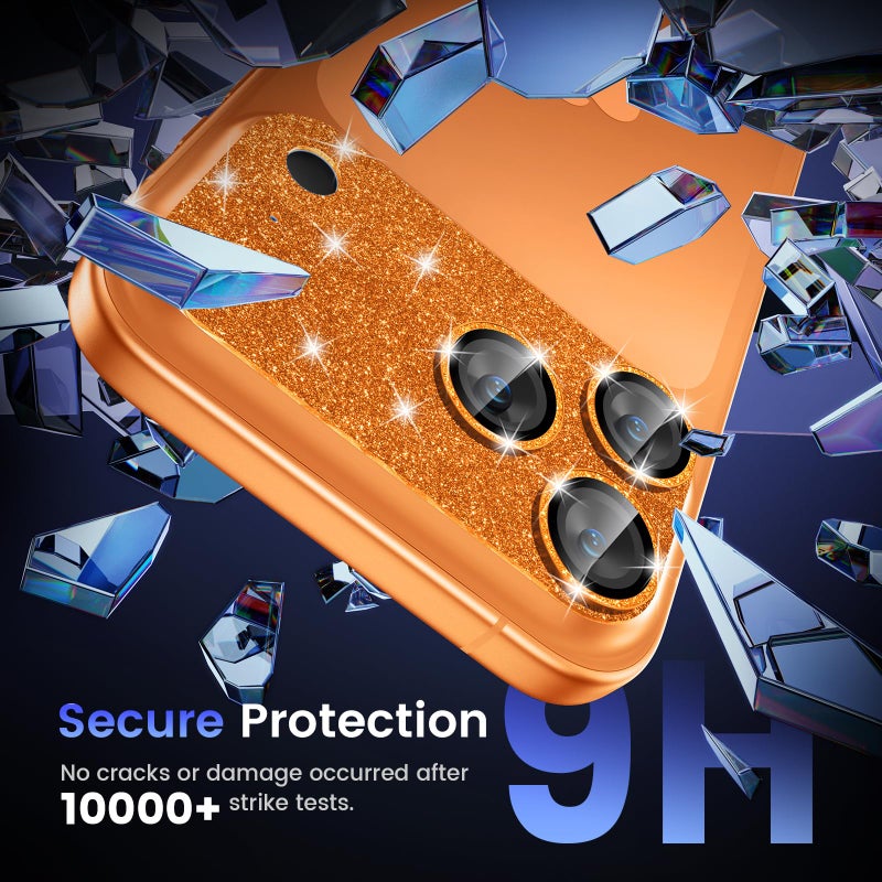 Tensea for iPhone 17 Pro Max Camera Lens Protector, Metal Aluminum Alloy Tempered Glass Cover Camera Screen Protector Accessories, Case Friendly - Image 5