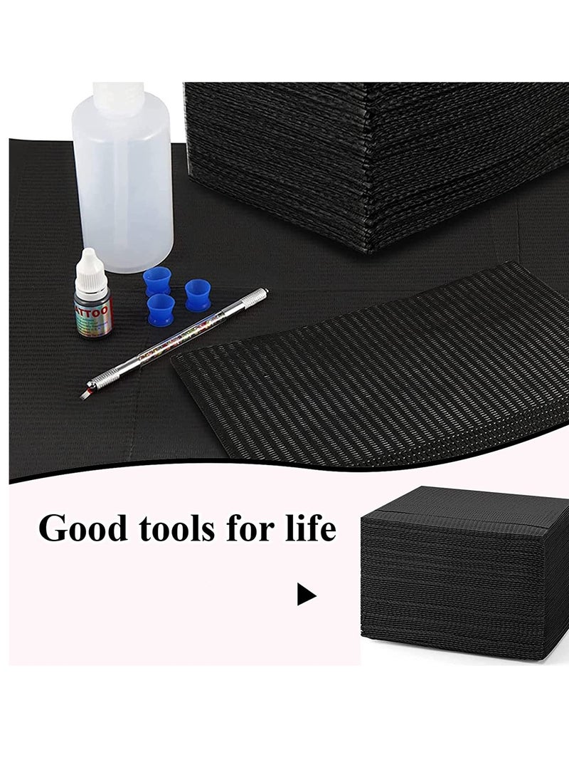 Excefore Disposable Nail Art Table Towels 40Pcs, Disposable Dental Bibs Sheets Cloths, Waterproof Table Covers Clean Pad, 13" x 18" Dental Bibs, Dental Napkins for Pets Tray Covers - Image 4