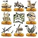 MZ.ogm Army Party Decorations Centerpieces 3D Tank Honeycomb Military Table Decorations Army Birthday Party Decorations for Baby Shower Camo Birthday Party - Image 2