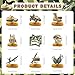 MZ.ogm Army Party Decorations Centerpieces 3D Tank Honeycomb Military Table Decorations Army Birthday Party Decorations for Baby Shower Camo Birthday Party - Image 4