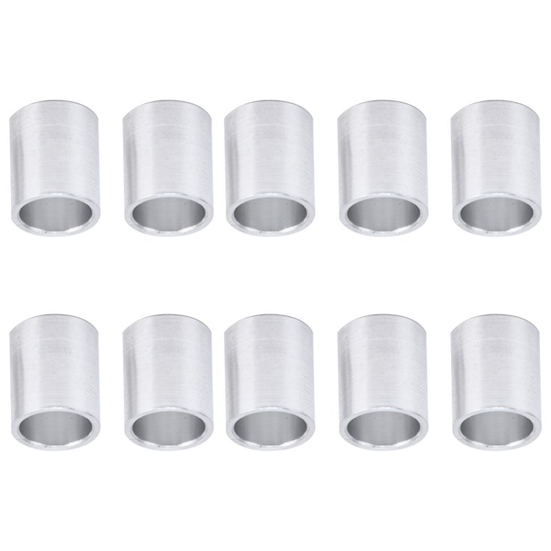 Aluminum Spacer 10mm Outer Diameter: Thick Wall Design For Excellent Strength - Corrosion Resistant Lightweight Construction, Structural Support Spacer For Mounting & Installation Workpieces - Image 1