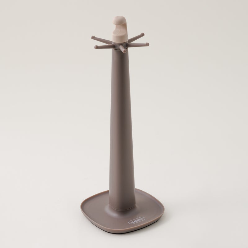 ألبرتو البرتو طقم أواني 6 قطع مع حامل بلاستيك أسود - Image 2