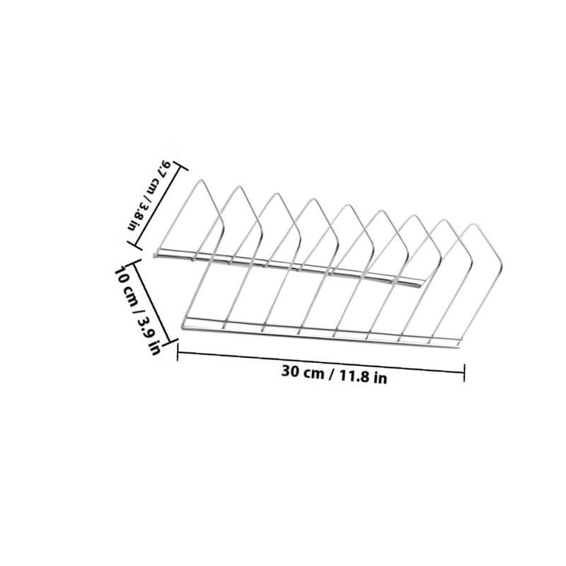 Stainless Steel Dish Drying Rack For Kitchen Counter Space Saving - Image 3