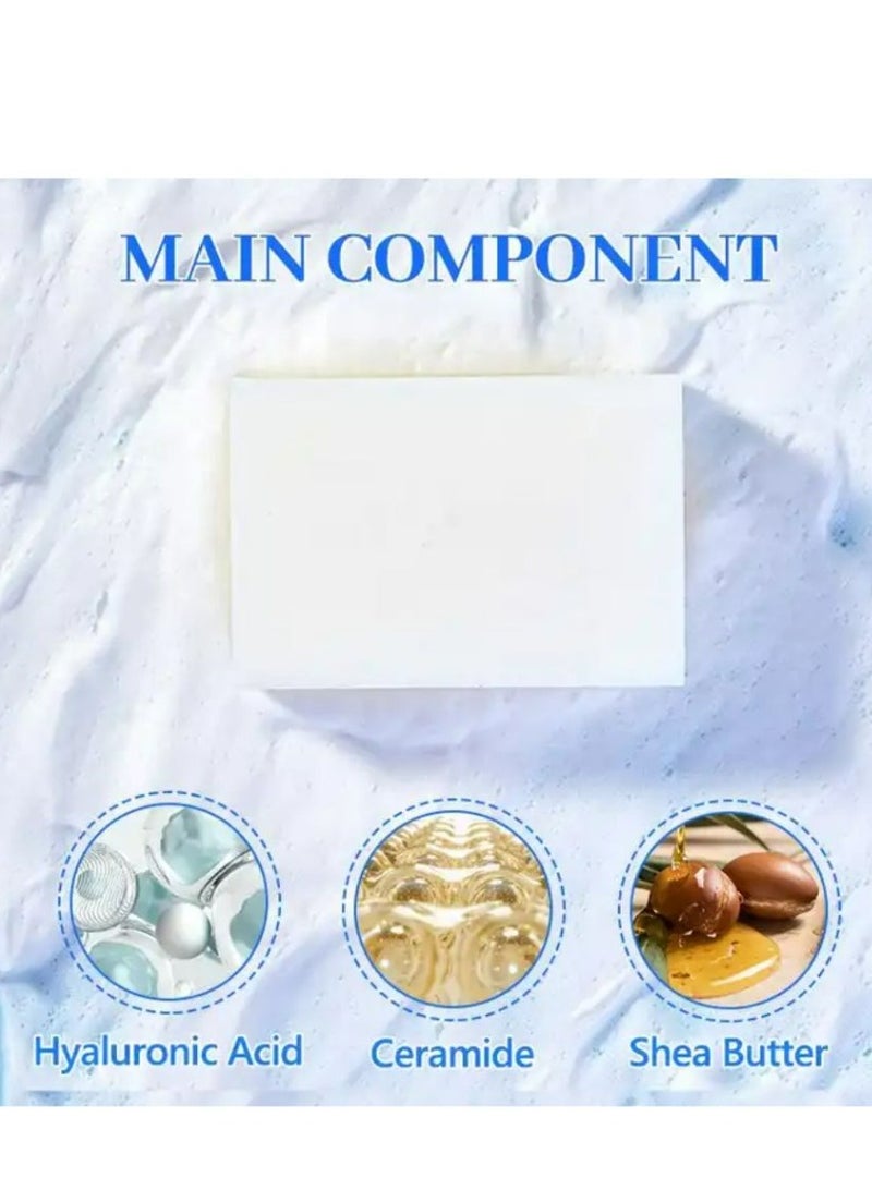 ديسار صابون الجسم المصنوع يدويًا بزبدة الشيا وحمض الهيالورونيك المرطب وتنظيف الجسم 100 جم - Image 4