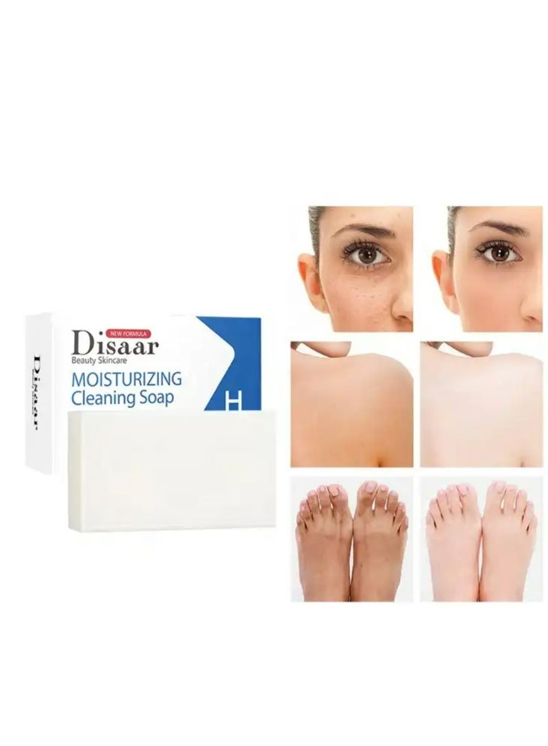 ديسار صابون الجسم المصنوع يدويًا بزبدة الشيا وحمض الهيالورونيك المرطب وتنظيف الجسم 100 جم - Image 3