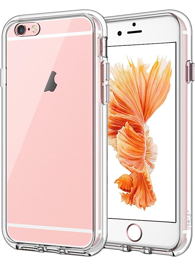 Jetech Case For Iphone 6 And Iphone 6S, Non-Yellowing Shockproof Phone Bumper Cover, Anti-Scratch Clear Back (Clear) - Image 1