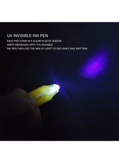 NIBEMINENT 2-In-1 UV Blacklight Invisible Marker Pen Yellow  - Image 2