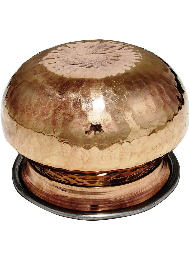 HarLen Ukal Serveware Handi Pot Copper Stainless Steel Serving Bowl Utensils Indian Serveware and Tableware Accessories  - Image 3
