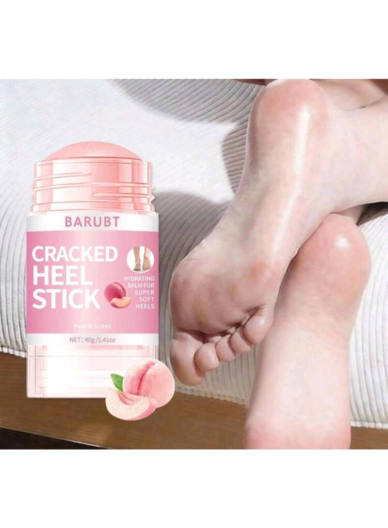 باروبت كريم باروبت للقدمين برائحة الخوخ، 40 غرام، مناسب للقدمين والكعبين الجافين والمتشققين - Image 3