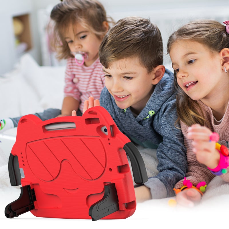 إيروريكس جراب تابلت صلب مقاوم للصدمات من مادة إيفا جليدية لجهاز آيباد برو 10.5 / إير 3 10.5 2019 (أحمر + أسود) - Image 5