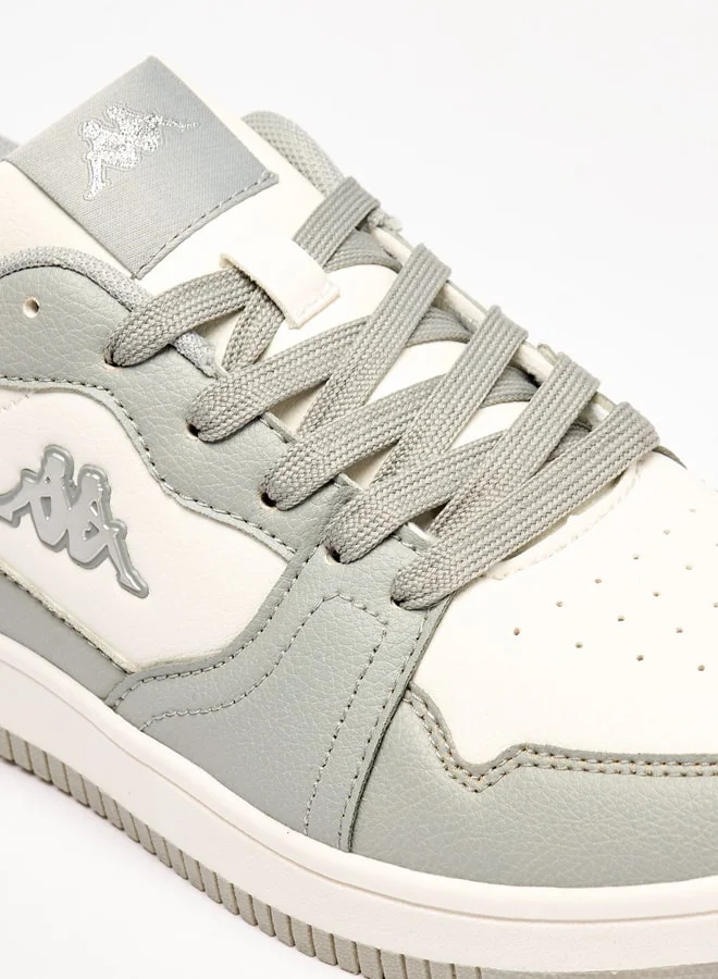 Kappa Women's Colourblock Sneakers with Lace-Up Closure