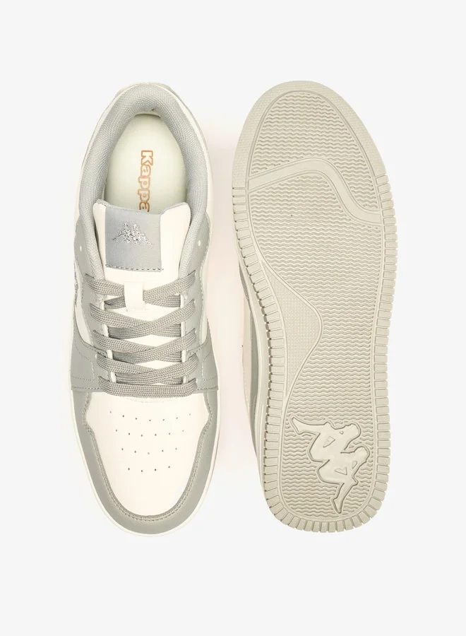 Kappa Women's Colourblock Sneakers with Lace-Up Closure