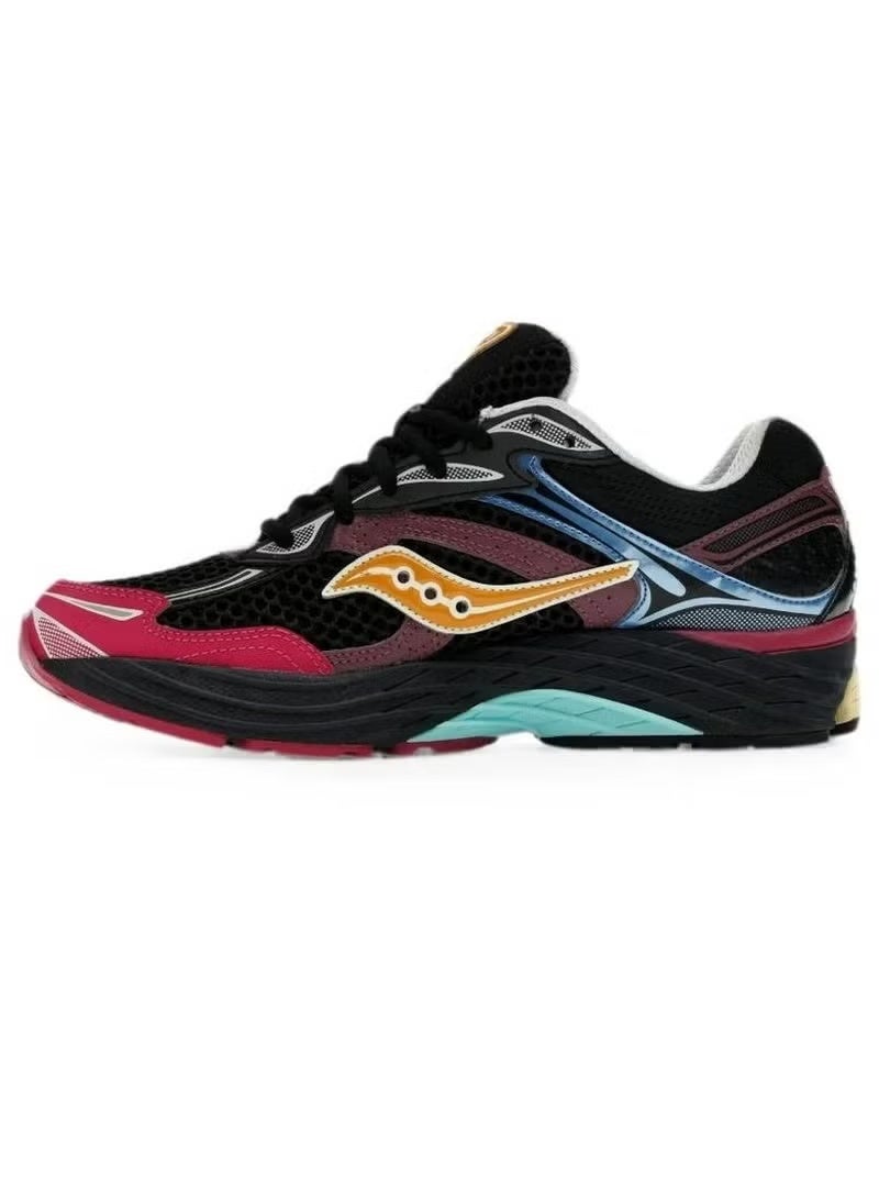 Saucony ProGrid Omni 9 Men's Running Shoes | Breathable Mesh Athletic Sneakers | Premium Cushioning Stability Sports Shoes for Walking, Running, Jogging, Gym & Training | Black Multi - Image 2