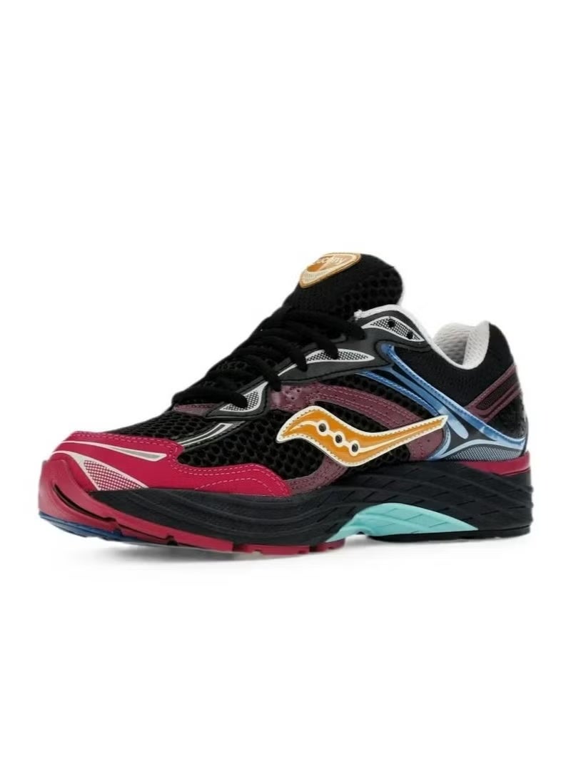 Saucony ProGrid Omni 9 Men's Running Shoes | Breathable Mesh Athletic Sneakers | Premium Cushioning Stability Sports Shoes for Walking, Running, Jogging, Gym & Training | Black Multi - Image 3