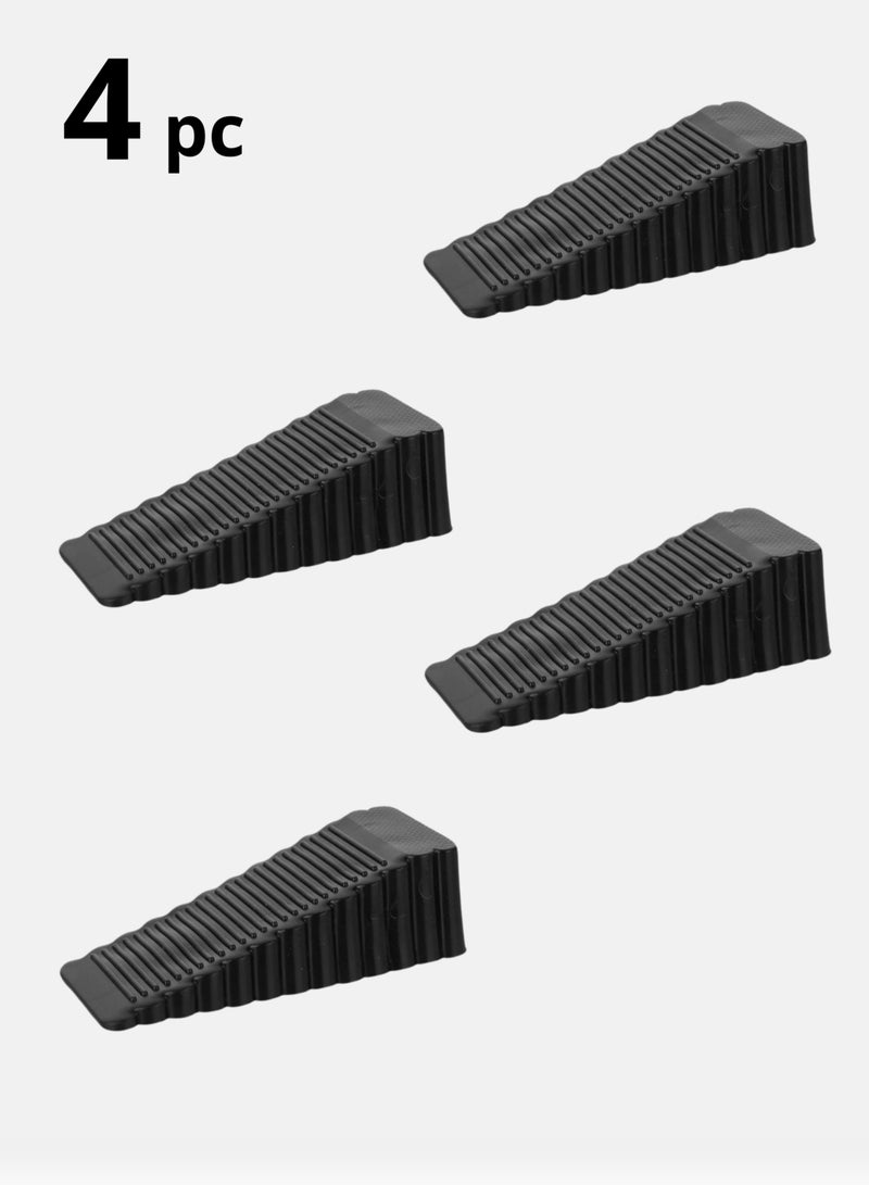 Door Stopper Set of 4 Large Door Stopper, Multi-Surface Design, to Sliding or Dividing Floor Stopper for Hotel, Home or Office  - Image 1
