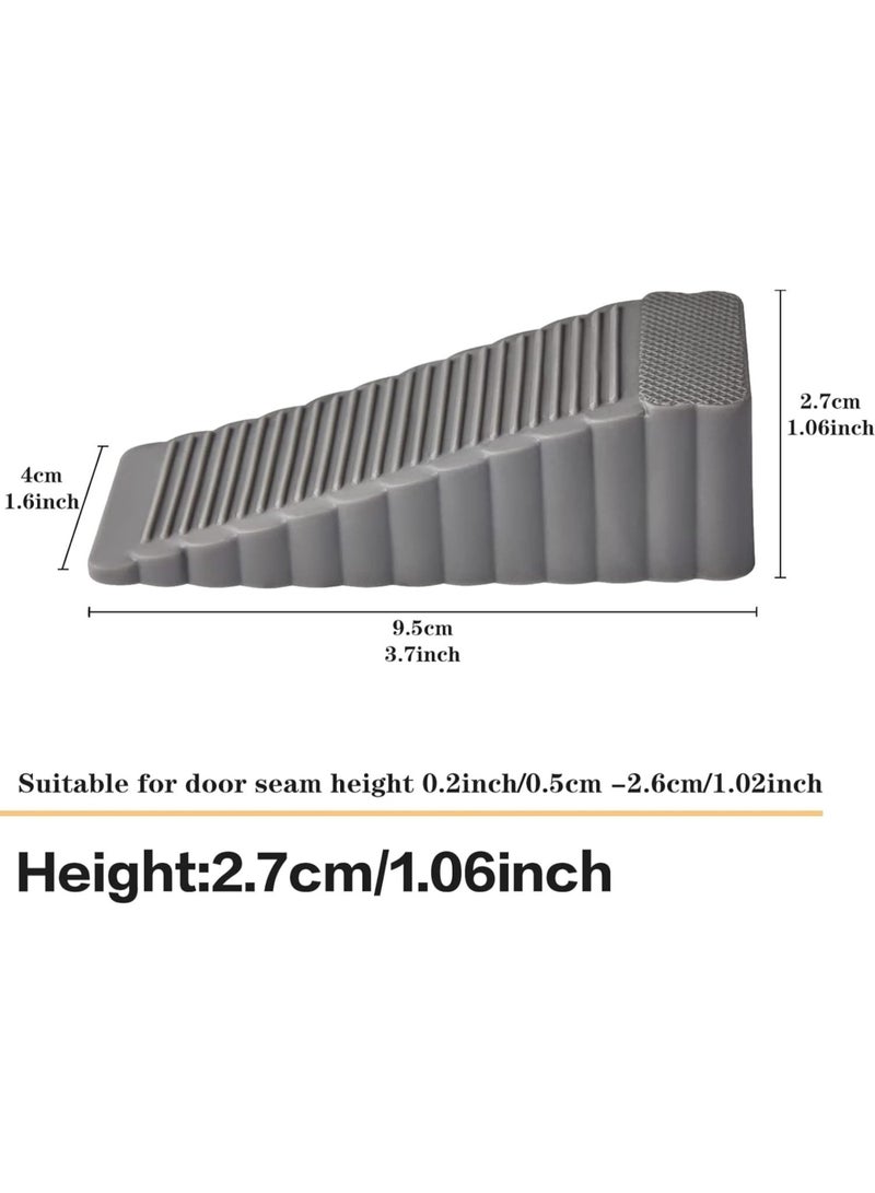 Door Stopper Set of 4 Large Door Stopper, Multi-Surface Design, to Sliding or Dividing Floor Stopper for Hotel, Home or Office  - Image 3