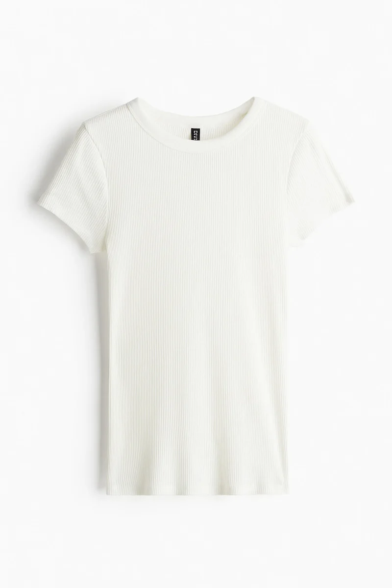 H&M Ribbed T-shirt
