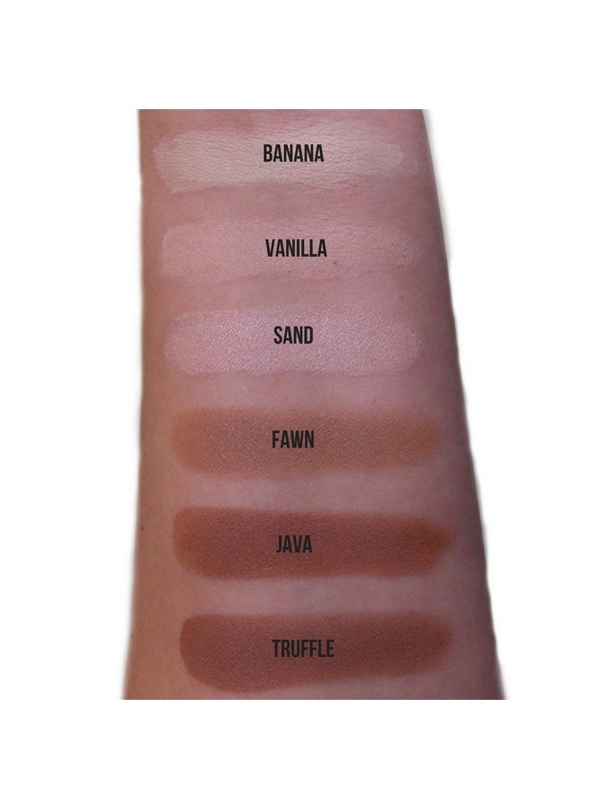Beauty Junkees Banana Setting Highlighting Pressed Powder Makeup Yellow Under Eye Concealer, Color Corrector, Contour Highlight Palette Refill Magnetic Pan 37Mm, Professional Cosmetics, Paraben Gluten Cruelty Free  - Image 5