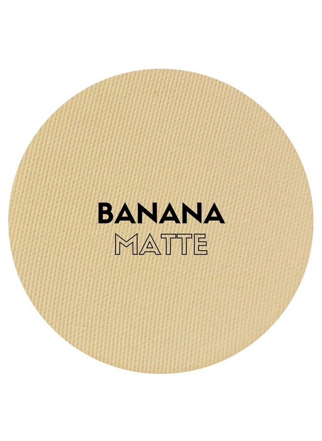 Beauty Junkees Banana Setting Highlighting Pressed Powder Makeup Yellow Under Eye Concealer, Color Corrector, Contour Highlight Palette Refill Magnetic Pan 37Mm, Professional Cosmetics, Paraben Gluten Cruelty Free  - Image 3