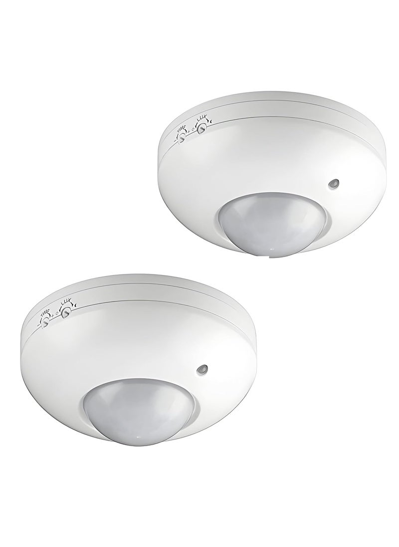BlackT ElectroTech Blackt Electrotech2 Pic PackBlackt Electrotech 360 Degree Pir Motion Sensor With Light SensorEnergy Saving Motion Detector Switch With 18 Months WarrantyCeiling Mounted  - Image 1