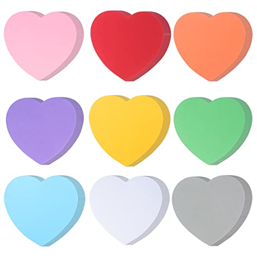 MixTeach 72 Pcs Heart Cutouts - 6 Inch Heart Shaped Cards - Assorted Color for Valentine's Day Craft, Kids Love & Peace School Projects - Image 1