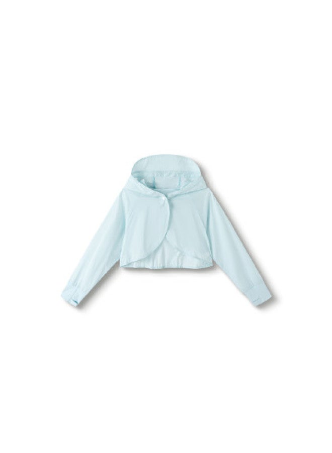 Balabala kids Sun Protection Jacket, Girls Lightweight Summer Outerwear, Breathable Skin Windbreaker For Big Kids - Image 1