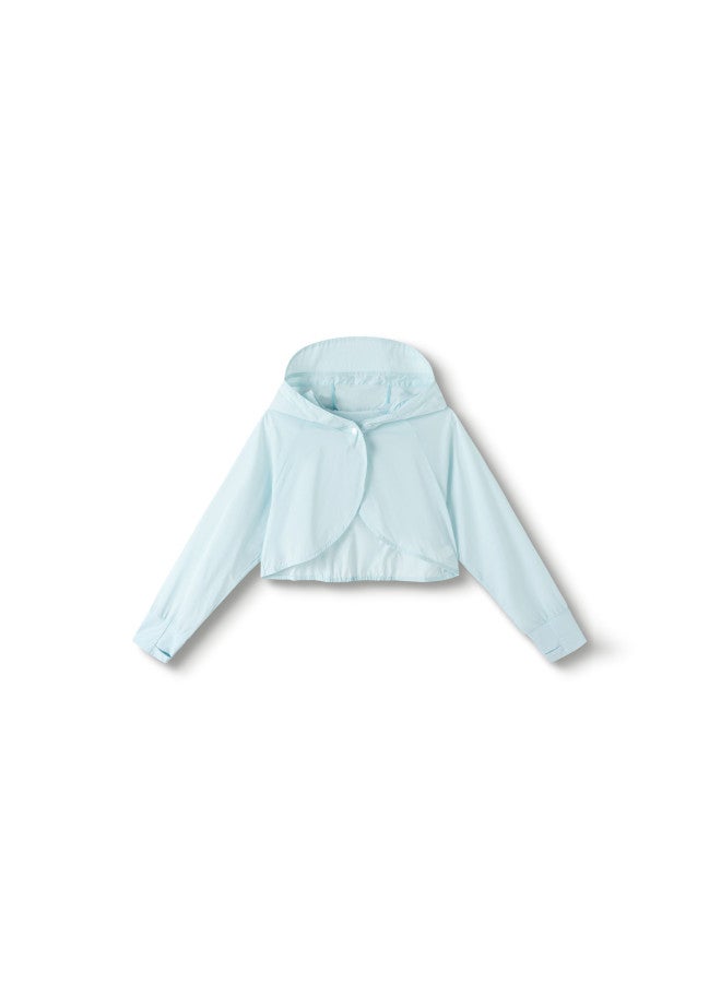 Balabala kids Sun Protection Jacket, Girls Lightweight Summer Outerwear, Breathable Skin Windbreaker For Big Kids - Image 2