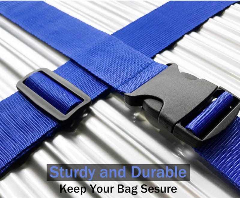 0TO6 Adjustable Travel Luggage Strap – 2 Metre Nylon Belt for Suitcases & Backpacks – Heavy-Duty Packing Strap with Quick-Release Buckle - Image 2