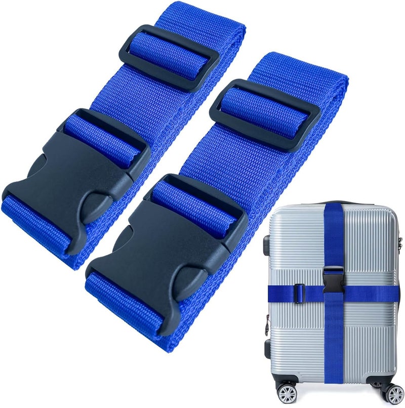 0TO6 Adjustable Travel Luggage Strap – 2 Metre Nylon Belt for Suitcases & Backpacks – Heavy-Duty Packing Strap with Quick-Release Buckle - Image 1