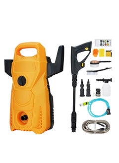 Generic 3000 Watt 135 Bar Electric High Pressure Home Car Wash Machine, 10 Meters Hose with Accessories, Compact Design, Pressure Washer for Car & Home-Orange Color  - Image 1